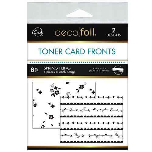 Therm O Web - iCraft - Deco Foil - Toner Card Fronts - Spring Fling