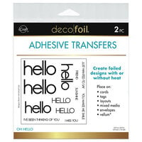 Therm O Web - iCraft - Deco Foil - Adhesives Transfer Sheets - Oh Hello