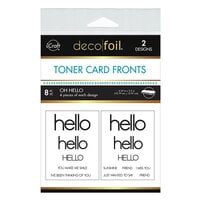 Therm O Web - iCraft - Deco Foil - 4.25 x 5.5 Toner Sheets - 8 Pack - Oh Hello