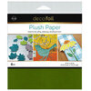 Therm O Web - iCraft - Deco Foil - 6 x 6 Plush Paper - Pine Green - 6 pack
