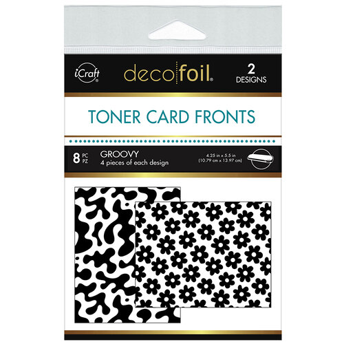 Therm O Web - Icraft - Deco Foil - Toner Card Fronts Collection - Groovy