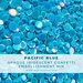 Trinity Stamps - Embellishments - Opaque Shine Confetti - Pacific Blue