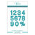 Trinity Stamps - Sweet Summer Celebration Collection - Dies - Modern Embossed Numbers