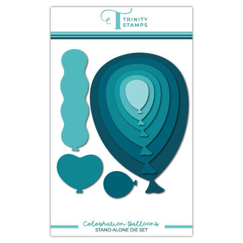 Trinity Stamps - Sweet Summer Celebration Collection - Dies - Celebration Balloons