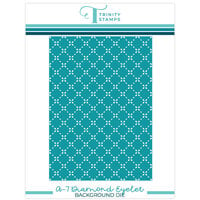 Trinity Stamps - Dies - A7 Diamond Eyelet Background