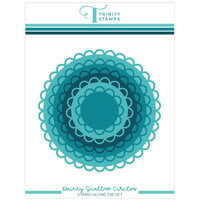Trinity Stamps - Dies - Dainty Scallop Circle