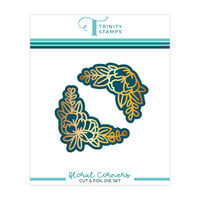 Trinity Stamps - Hot Foil Plate and Die Set - Floral Corners