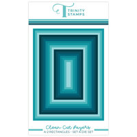 Trinity Stamps - Dies - Clean Cut Layers - A2 Rectangle Set A
