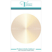 Trinity Stamps - Hot Foil Plate - Foiled Circle Outlines