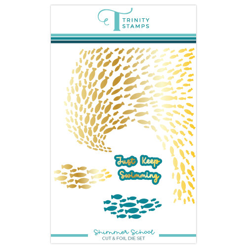 Trinity Stamps - Hot Foil Plate and Die Set - Shimmer School