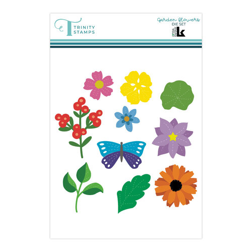 Trinity Stamps - Dies - Garden Flowers