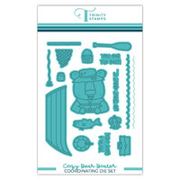 Trinity Stamps - Sweet Summer Celebration Collection - Dies - Cozy Bear Boater