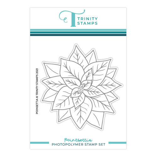 Trinity Stamps - Clear Photopolymer Stamps - Poinsettia