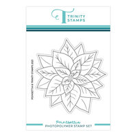Trinity Stamps - Clear Photopolymer Stamps - Poinsettia