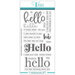 Trinity Stamps - Clear Photopolymer Stamps - Simply Sentimental - Hello