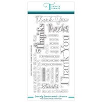 Trinity Stamps - Clear Photopolymer Stamps - Simply Sentimental - Thanks