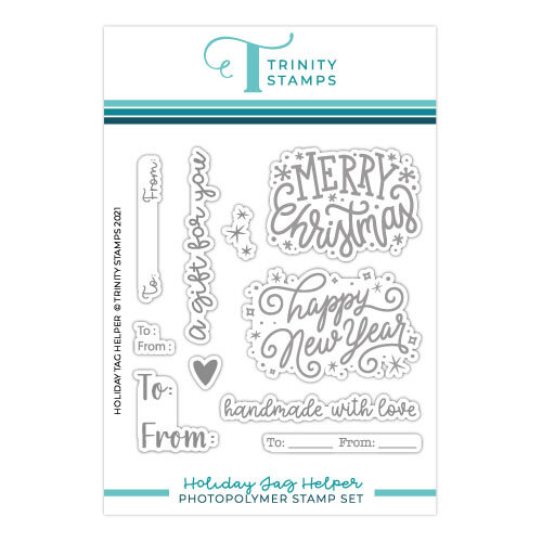 Trinity Stamps - Clear Photopolymer Stamps - Holiday Tag Helper