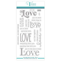 Trinity Stamps - Clear Photopolymer Stamps - Simply Sentimental - Love