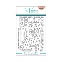 Trinity Stamps - Sweet Summer Celebration Collection - Clear Photopolymer Stamps - One in a Melon