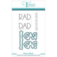 Trinity Stamps - Clear Photopolymer Stamp and Die Set - Rad Dad