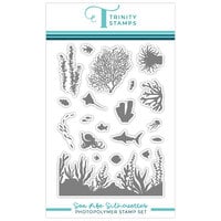 Trinity Stamps - Clear Photopolymer Stamps - Sea Life Silhouettes
