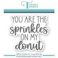 Trinity Stamps - Clear Photopolymer Stamps - Sprinkles on my Donut