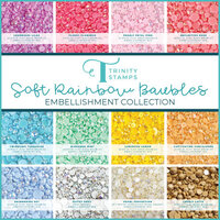 Trinity Stamps - Sweet Summer Celebration Collection - Embellishment Bundle - Soft Rainbow Bauble