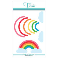 Trinity Stamps - Layering Stencils - Rainbow