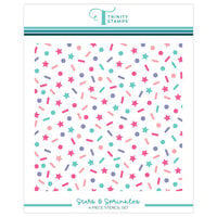 Trinity Stamps - Stencils - Stars and Sprinkles