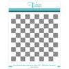 Trinity Stamps - Stencils - Checkered Background Add-On - Striped Squares