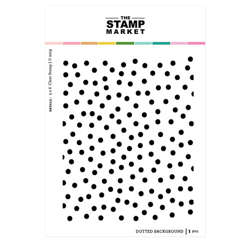 The Stamp Market - Clear Photopolymer Stamps - Dotted Background