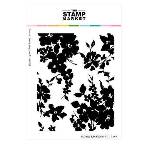 The Stamp Market - Clear Photopolymer Stamps - Floral Background