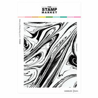 The Stamp Market - Clear Photopolymer Stamps - Marbled Background