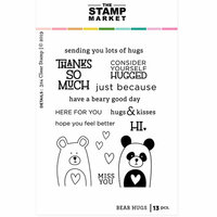 The Stamp Market - Clear Photopolymer Stamps - Bear Hugs
