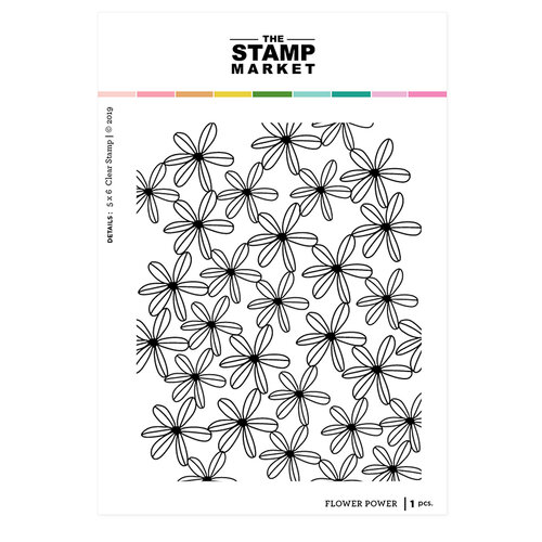 The Stamp Market - Clear Photopolymer Stamps - Flower Power