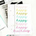 The Stamp Market - Clear Photopolymer Stamps - Hip Hip Hooray