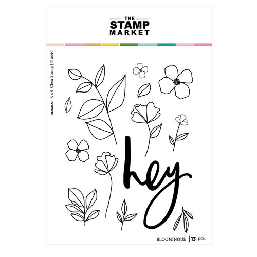 The Stamp Market - Clear Photopolymer Stamps - Bloominous