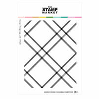 The Stamp Market - Clear Photopolymer Stamps - Jumbo Criss Cross Background