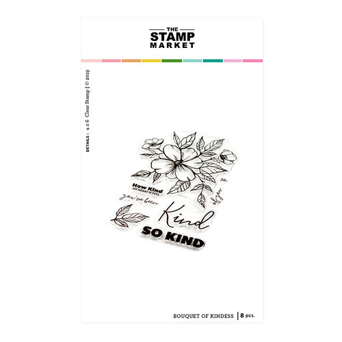 The Stamp Market - Clear Photopolymer Stamps - Bouquet of Kindness