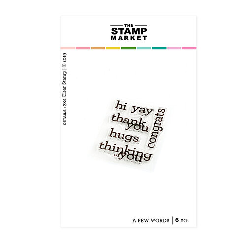 The Stamp Market - Clear Photopolymer Stamps - A Few Words
