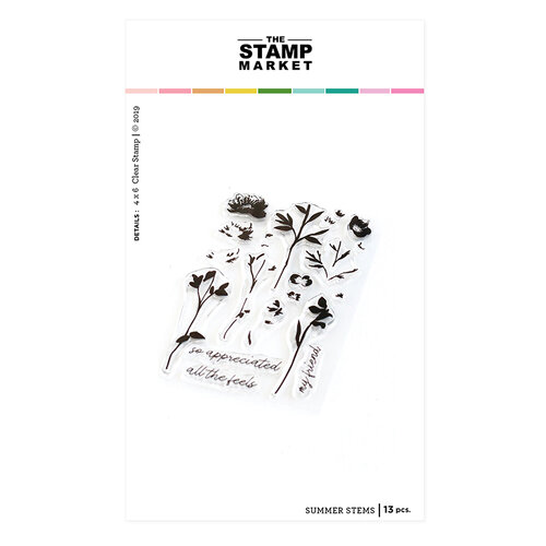 The Stamp Market - Clear Photopolymer Stamps - Summer Stems