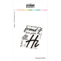 The Stamp Market - Clear Photopolymer Stamps - Friendship