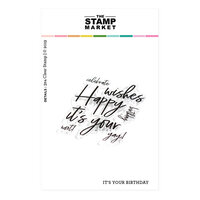 The Stamp Market - Clear Photopolymer Stamps - It's Your Birthday