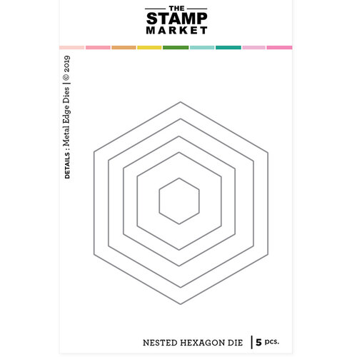The Stamp Market - Dies - Nested Hexagon