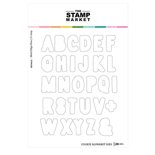 The Stamp Market - Dies - Cookie Alphabet