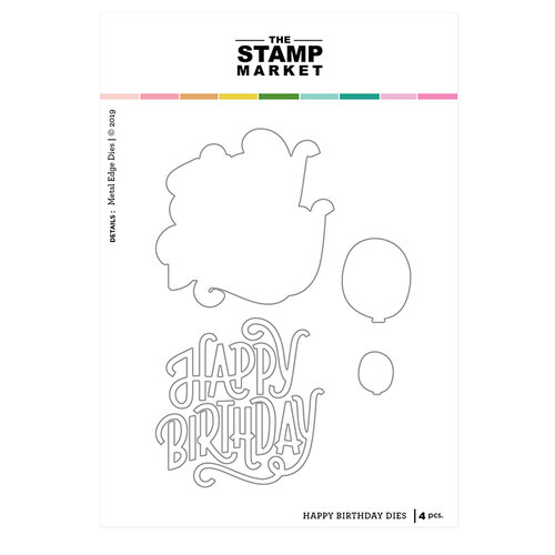 The Stamp Market - Dies - Happy Birthday