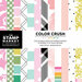 The Stamp Market - 6 x 6 Paper Pad - Color Crush Patterns