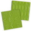 Ten Seconds Studio - Big Daddy Collection - Decorative Embossing Mold - Ornate Block and Argyle, CLEARANCE