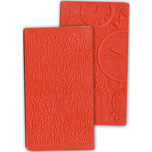 Ten Seconds Studio - Kabuka Collection - Decorative Embossing Mold - Time