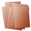 Ten Seconds Studio - 9 x 12 Thin Metal Sheets for Dry Embossing - 25 Pack - Spiced Rum, CLEARANCE